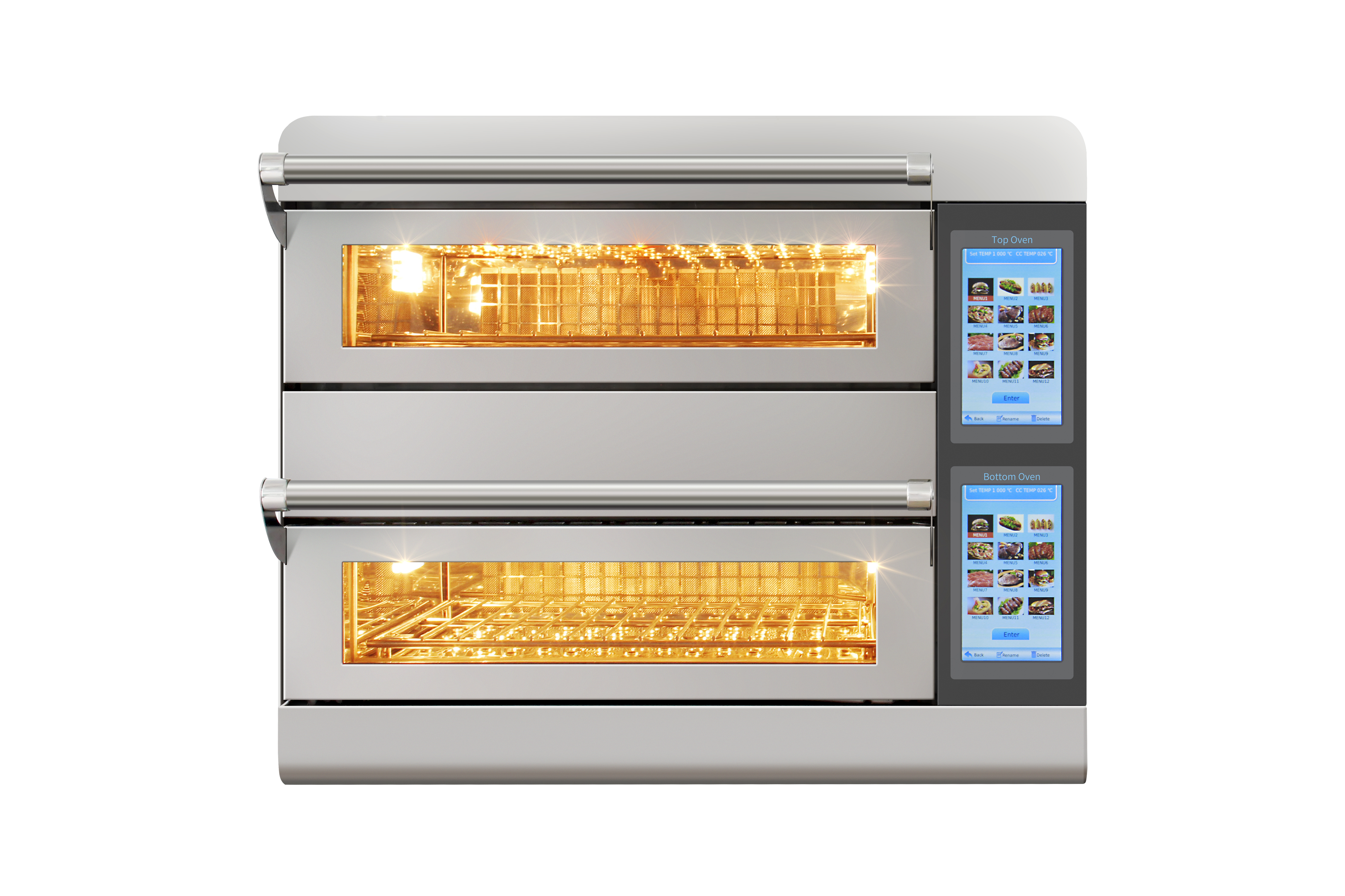 CCDO 双机组无排放快速热风烤箱，披萨烤箱。